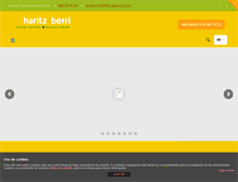 Tablet Screenshot of granjaescuela-haritzberri.com